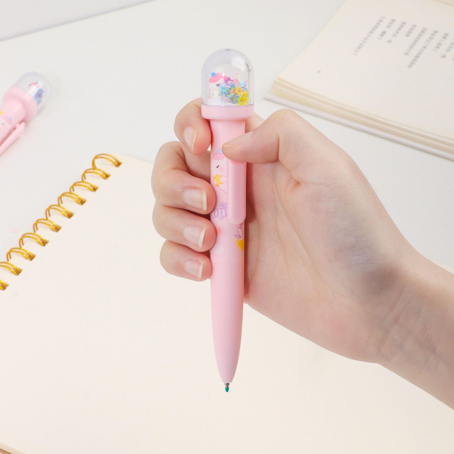 Unicorn Topper Gel Pen – 0.35mm Pastel Writing Pen