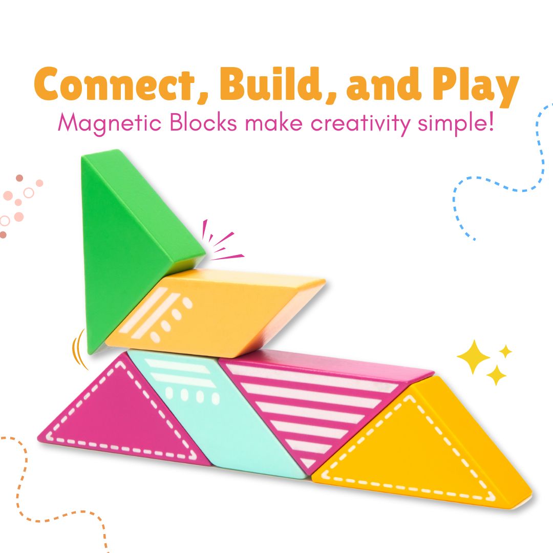 Wooden Magnetic Plane for Kids
