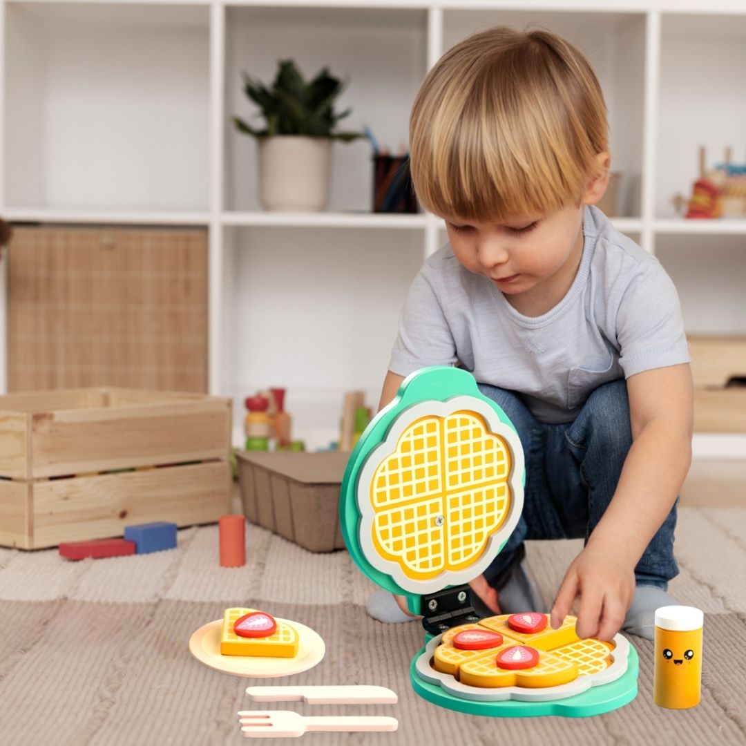 Pretend Play Waffle Set for Kids