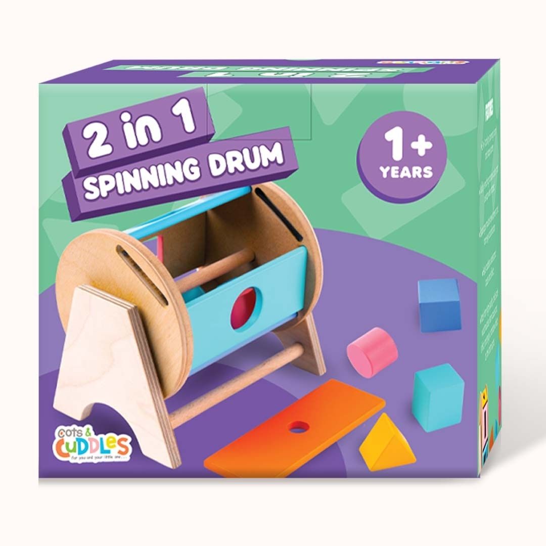 Spinning Wheel with Shape Sorter Toy
