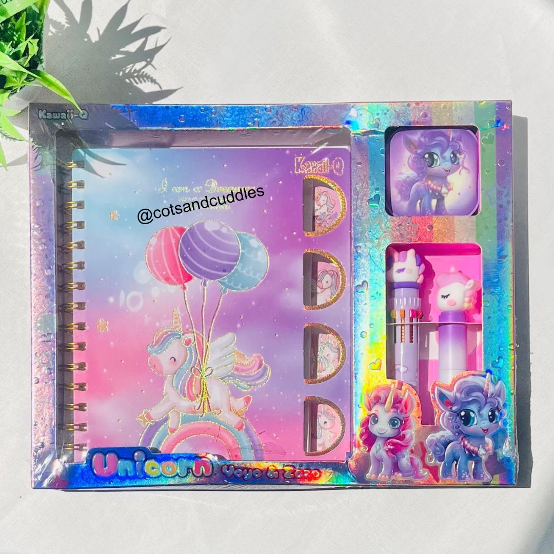 Unicorn Stationery Set