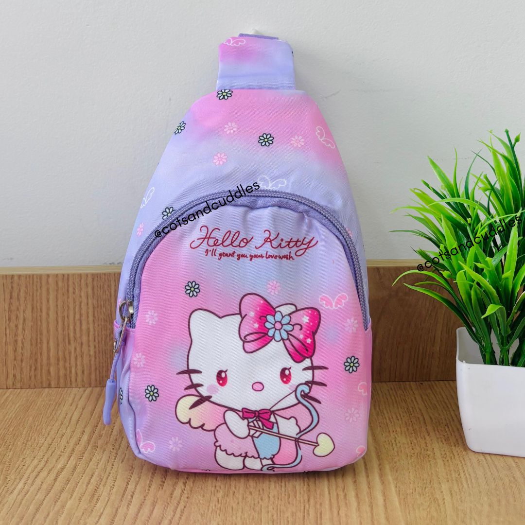 The Mini Cartoon Print Crossbody Bag for Kids hello kitty