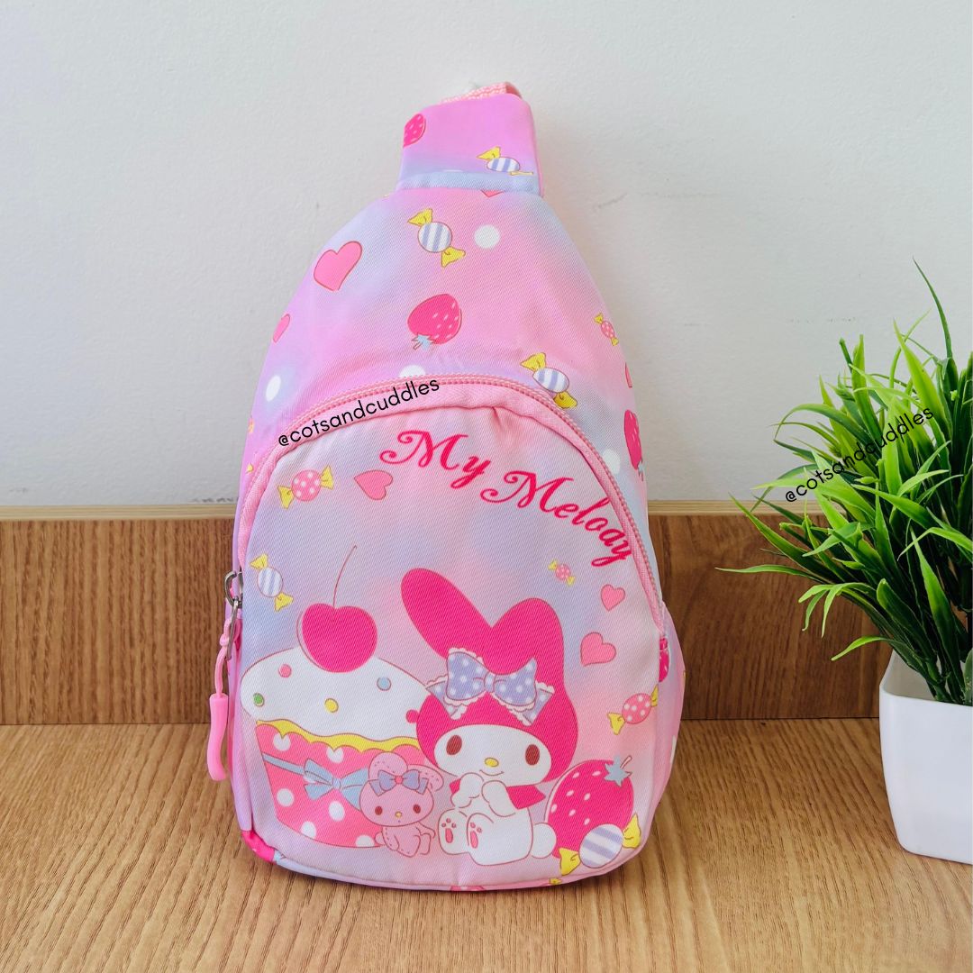 The Mini Cartoon Print Crossbody Bag for Kids hello kitty