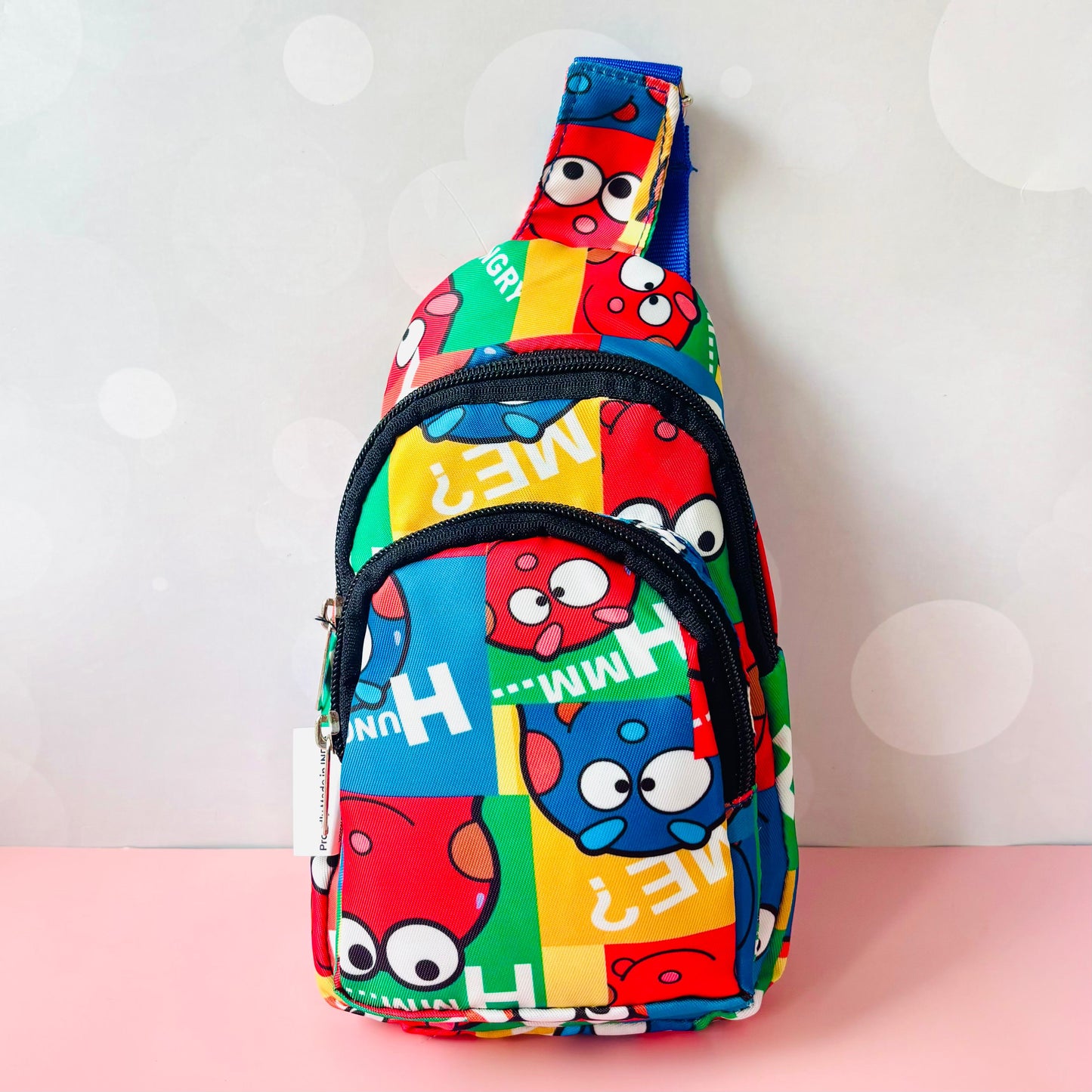 The Cartoon Print Crossbody Bag for Kids