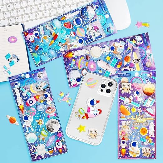 PACK OF 4 | 3D Puffy Stickers for Birthday Return Gift -39 per pc- (Prepaid Only)