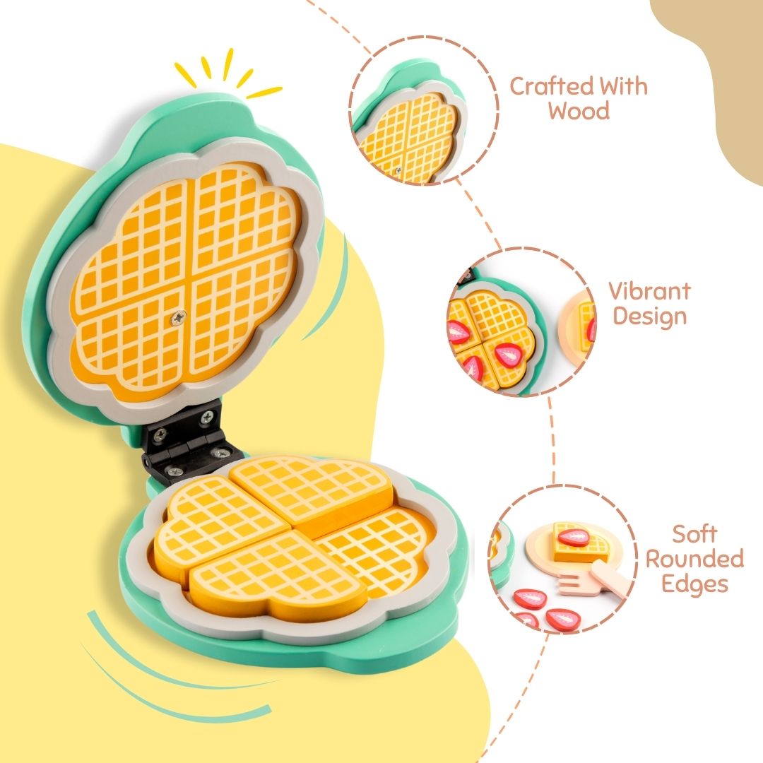 Pretend Play Waffle Set for Kids