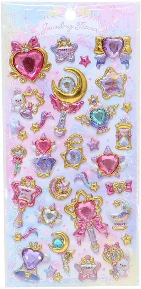 Sparkling Elegance: Gem Crystal Stickers for Jewelry Sheet
