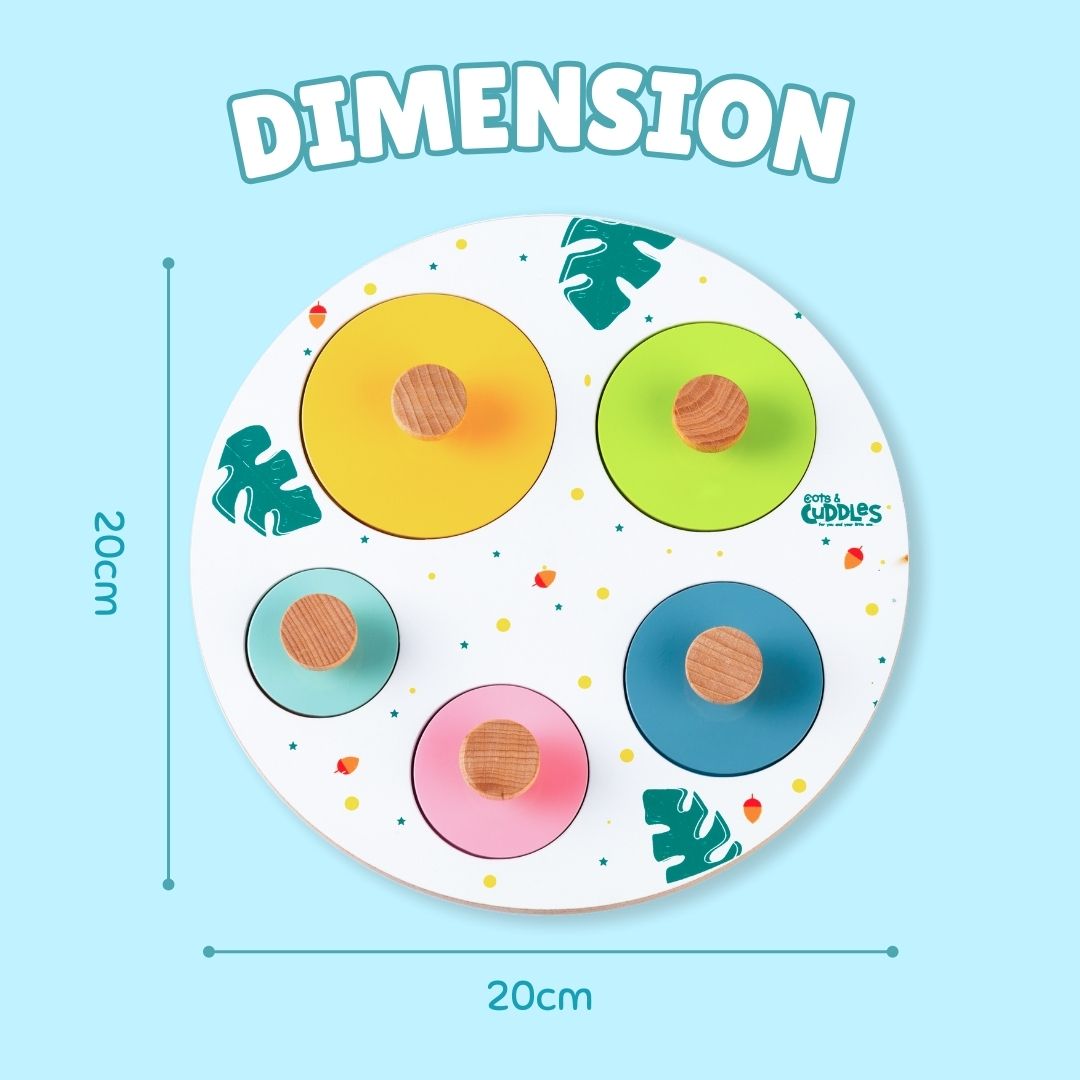 Wooden Peekaboo Board for Kids