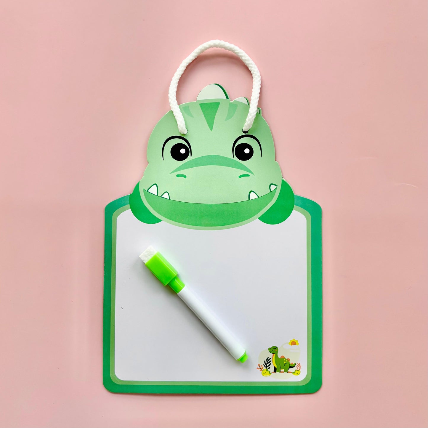 Pack of 8 | Cots and Cuddles Animal Design Write and Wipe Board for Kids