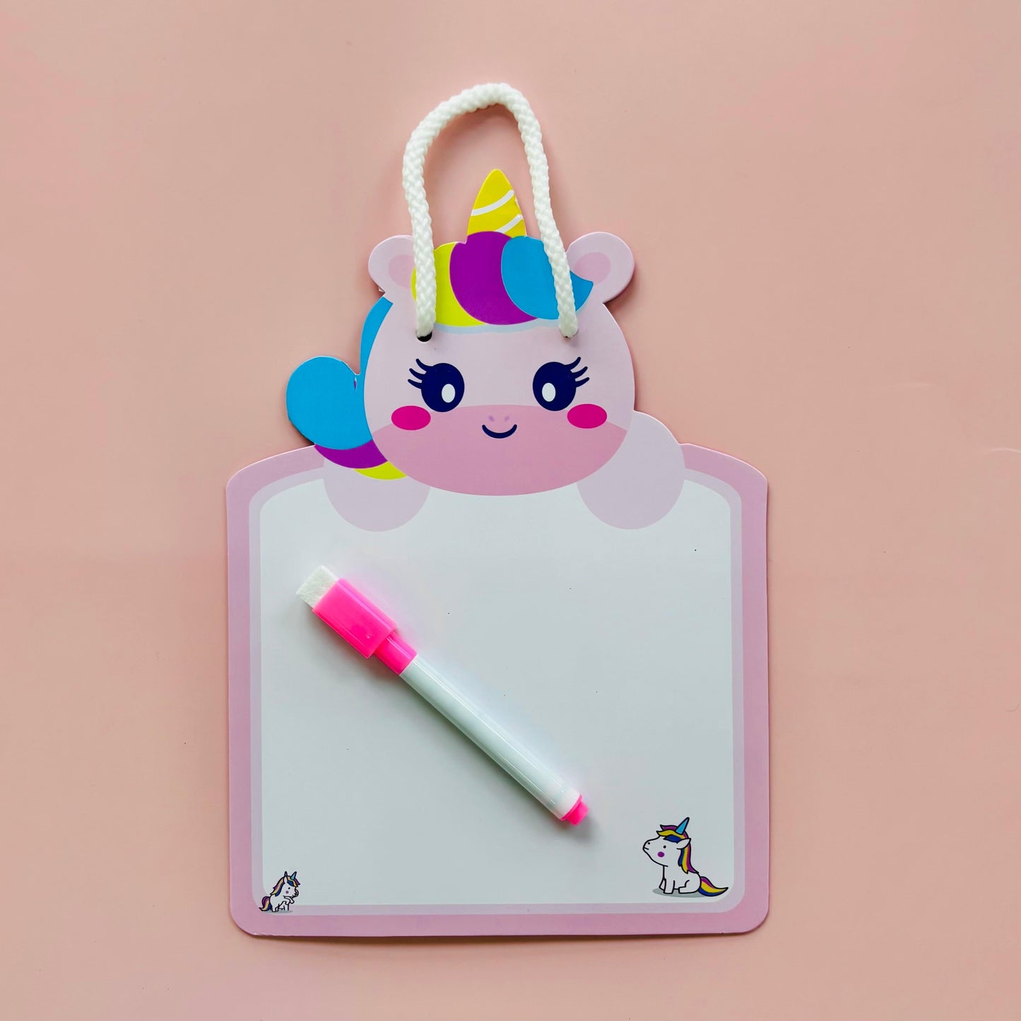 Pack of 8 | Cots and Cuddles Animal Design Write and Wipe Board for Kids