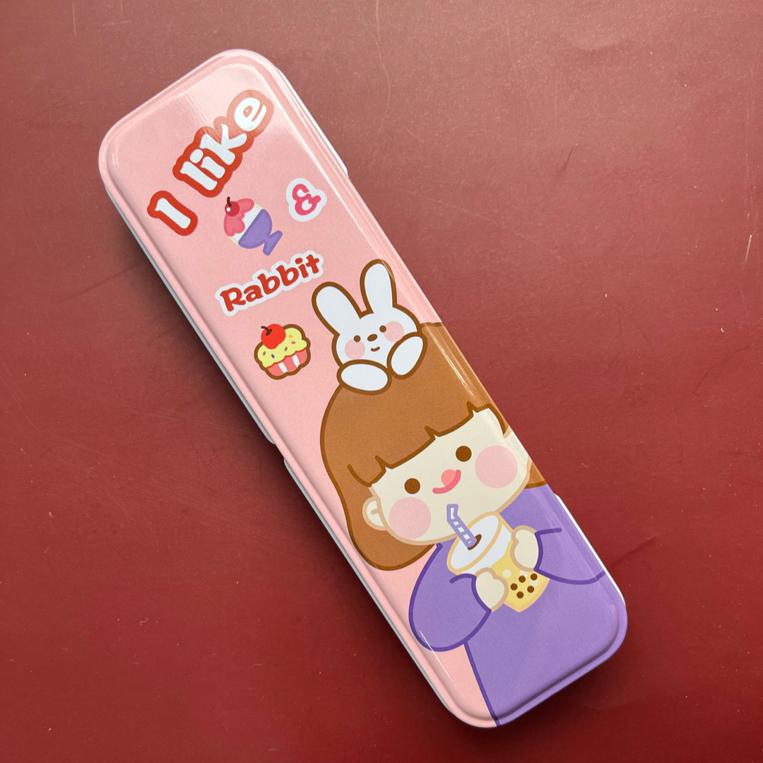 Cartoon Metal Pencil Case