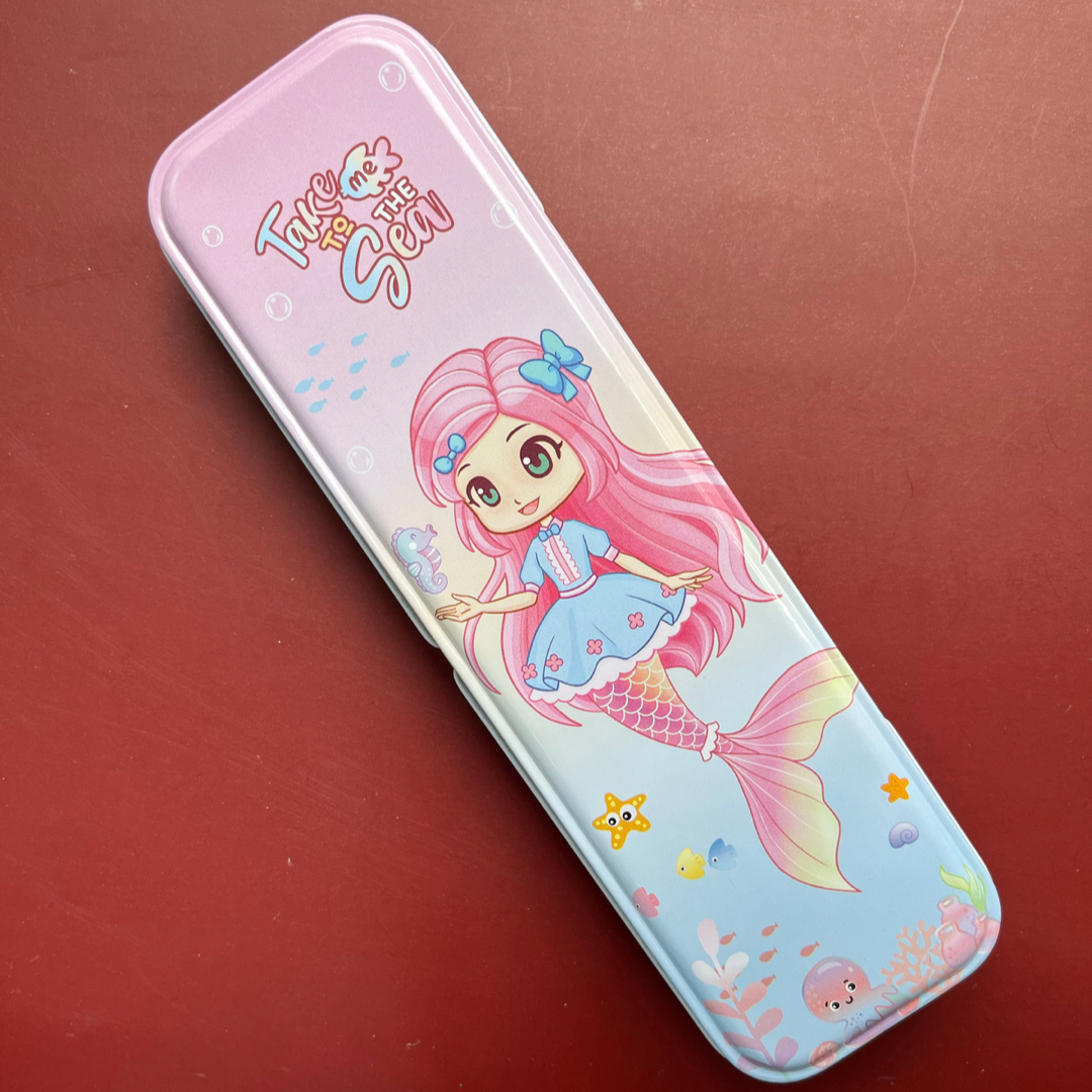 Cartoon Metal Pencil Case