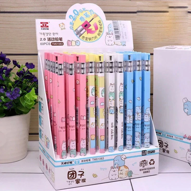 Cute Kawaii Cartoon Mechanical Pencils for Kids