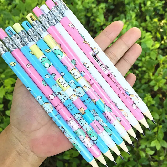 Cute Kawaii Cartoon Mechanical Pencils for Kids