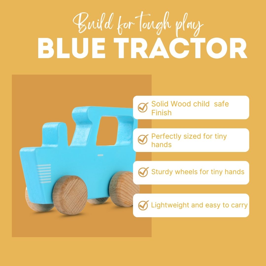 Wooden Tractor Toy