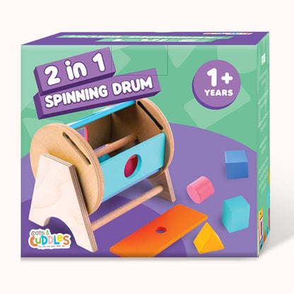 Spinning Wheel with Shape Sorter Toy