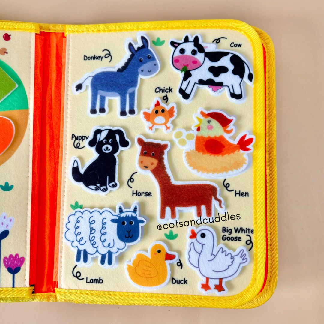Farm Felt Book for Kids