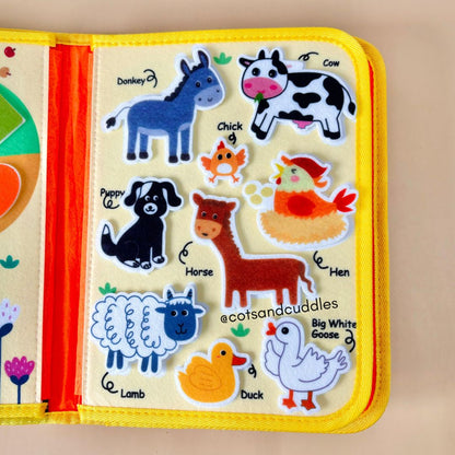 Farm Felt Book for Kids