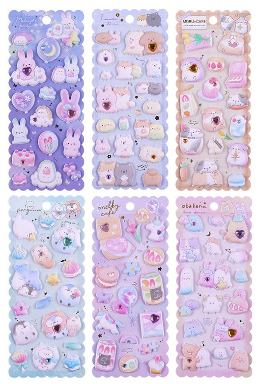 Puffy Animal Sticker