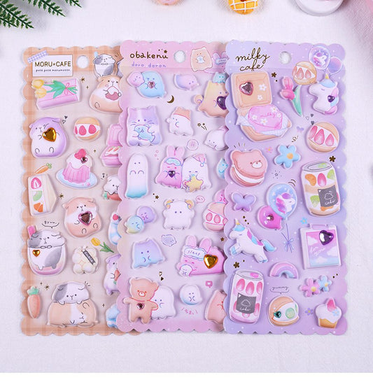 Puffy Animal Sticker