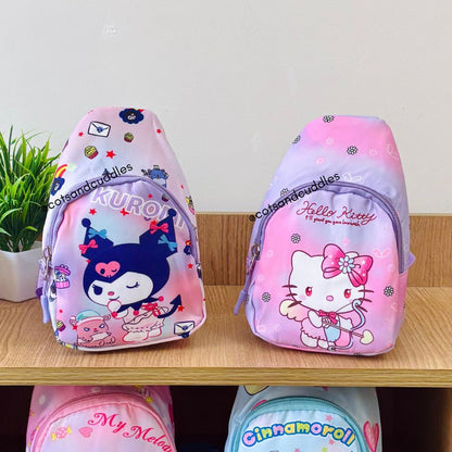 The Mini Cartoon Print Crossbody Bag for Kids hello kitty
