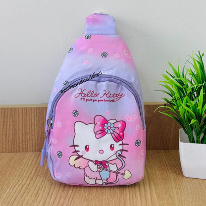 The Mini Cartoon Print Crossbody Bag for Kids hello kitty