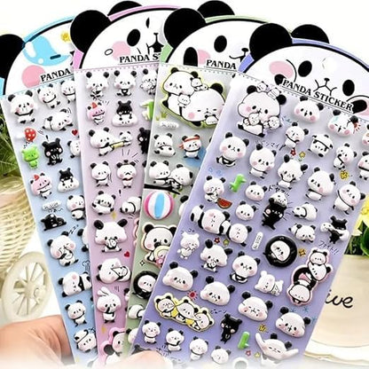 PACK OF 4 | 3D Puffy Stickers for Birthday Return Gift -39 per pc- (Prepaid Only)
