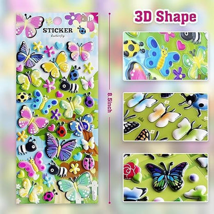 PACK OF 4 | 3D Puffy Stickers for Birthday Return Gift -39 per pc- (Prepaid Only)