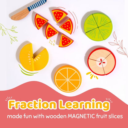 Pretend Play Fruit Fraction for Kids