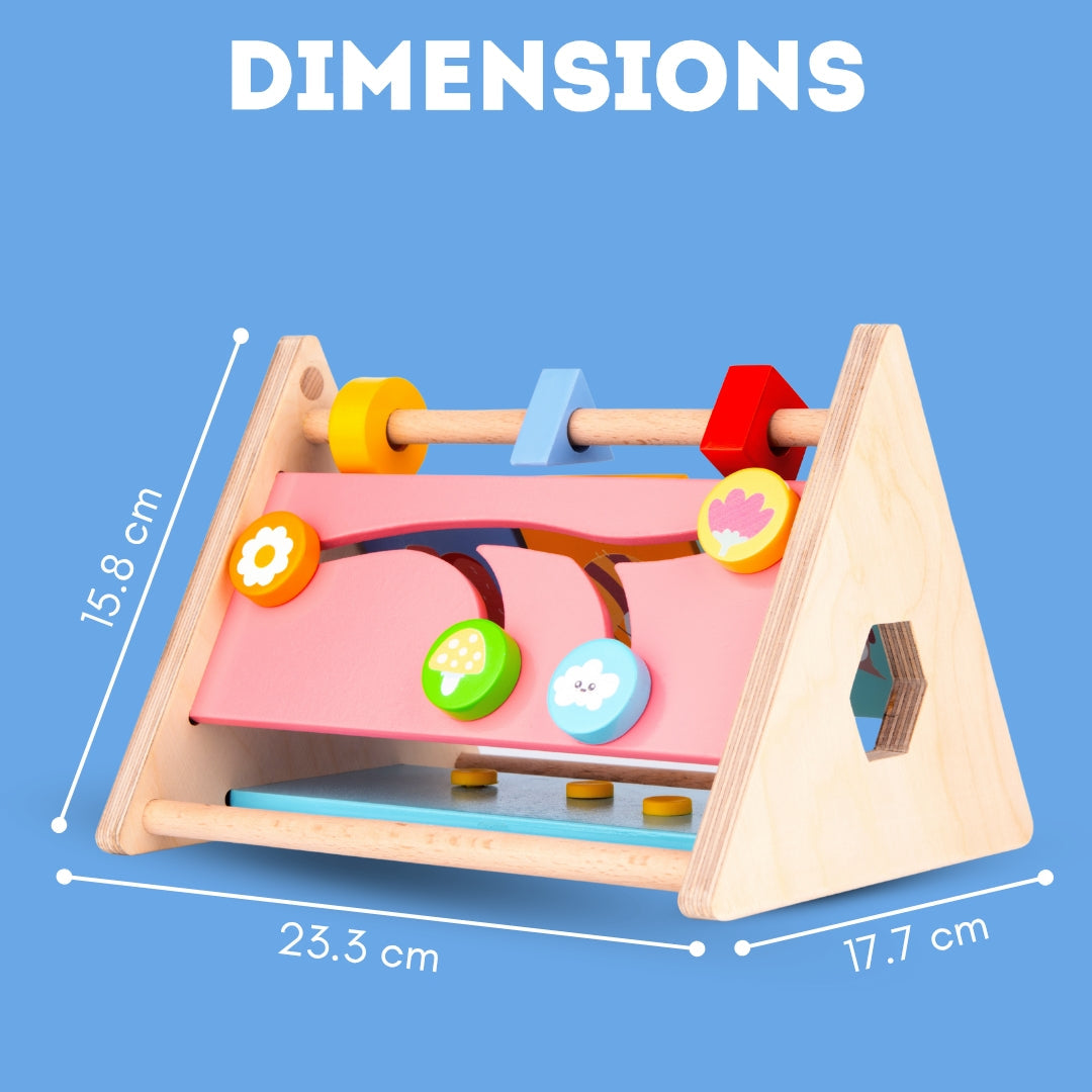 Wooden Activity Triangle for Kids