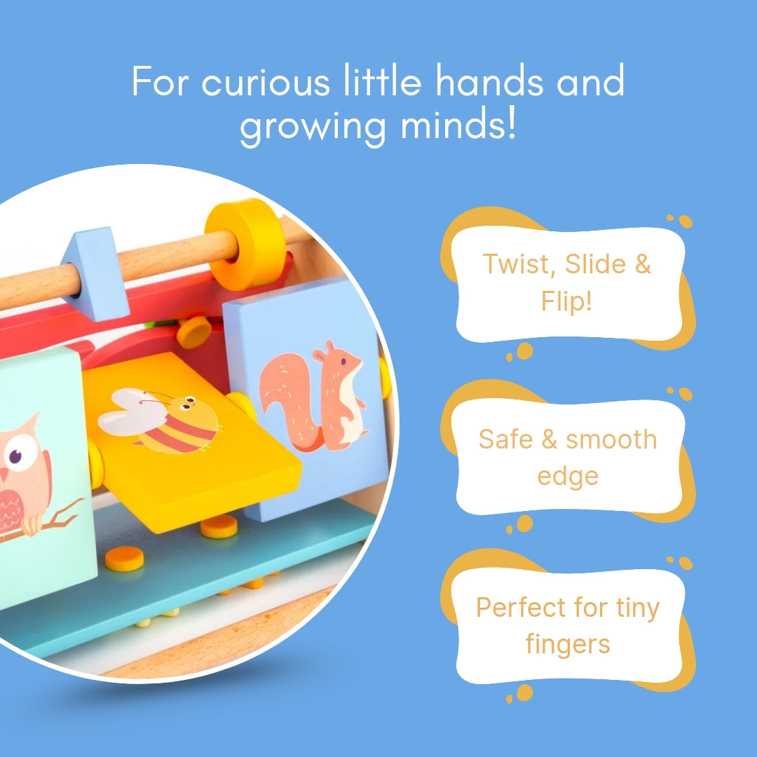 Wooden Activity Triangle for Kids