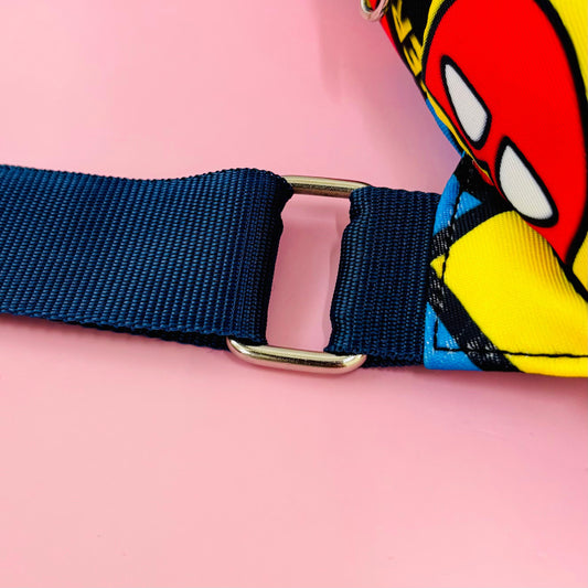 The Superhero Print Crossbody Bag for Kids