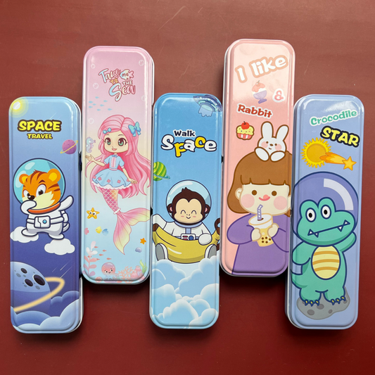 Cartoon Metal Pencil Case