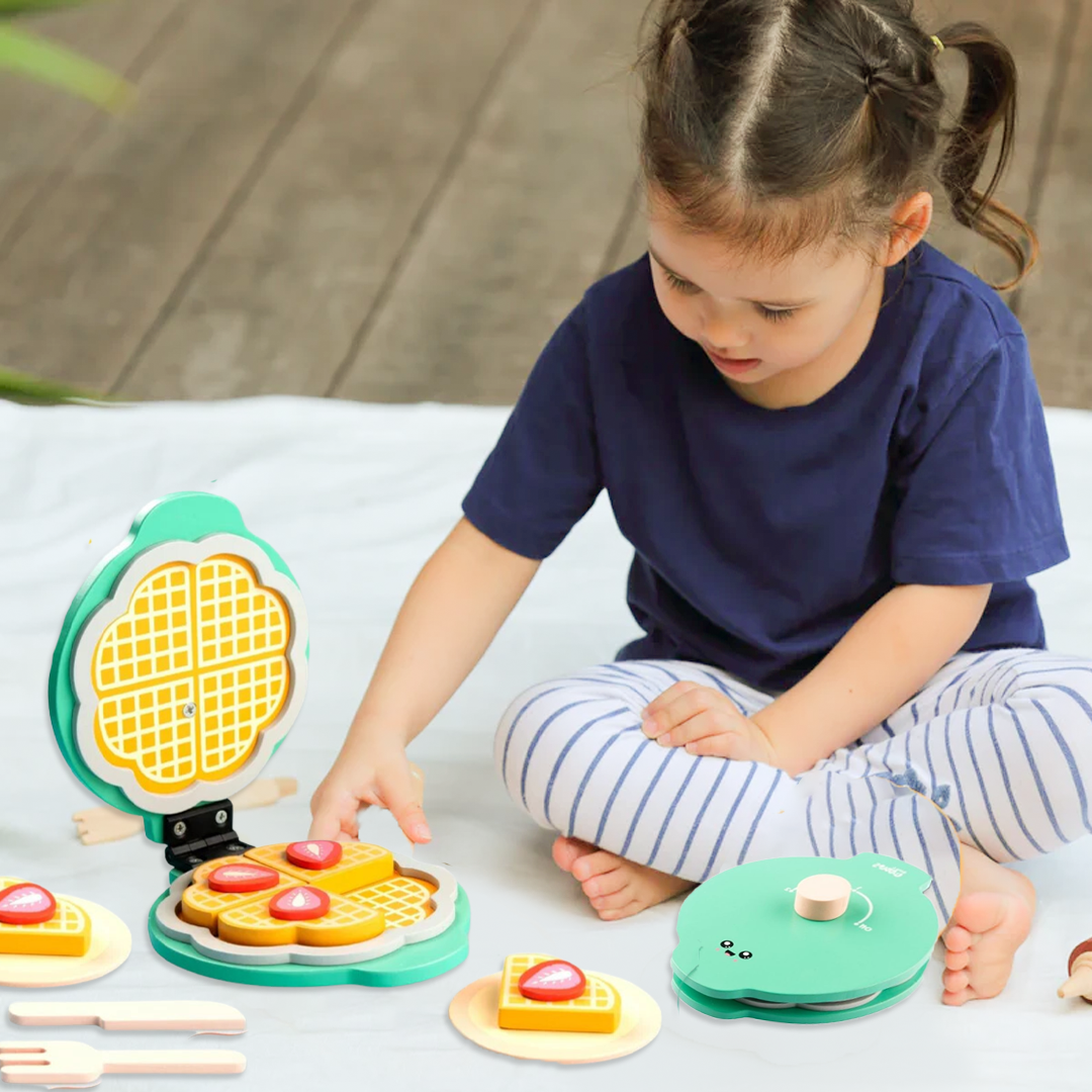 Pretend Play Waffle Set for Kids