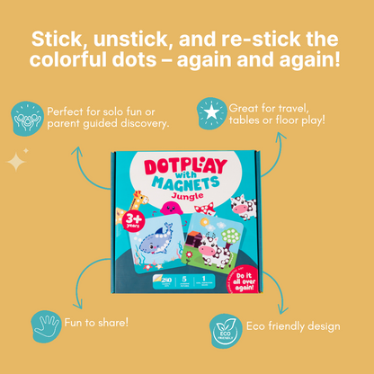Cots and Cuddles Magnetic Dot Art ??Jungle Playset