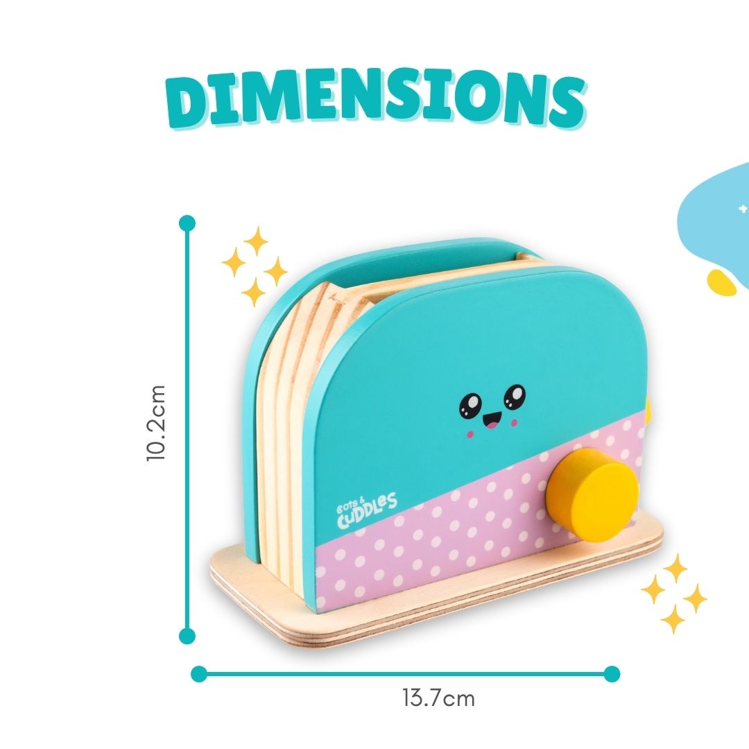 Pretend Play Toaster Set for Kids