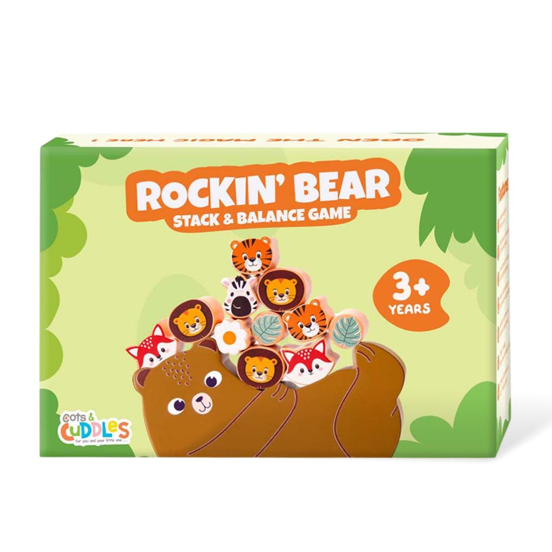 Animals on Bear Balancing Toy