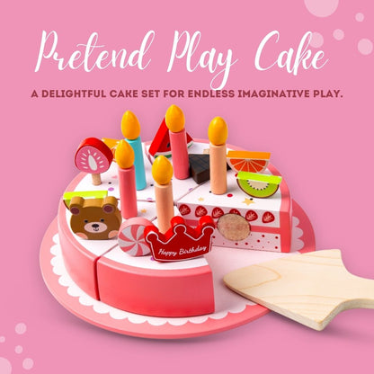 Wooden Birthday Cake